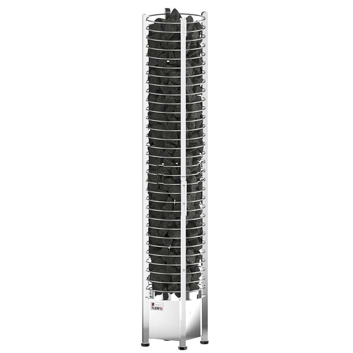 Elektrische Saunakachels Sawo Tower Round Th6 met ingebouwde
