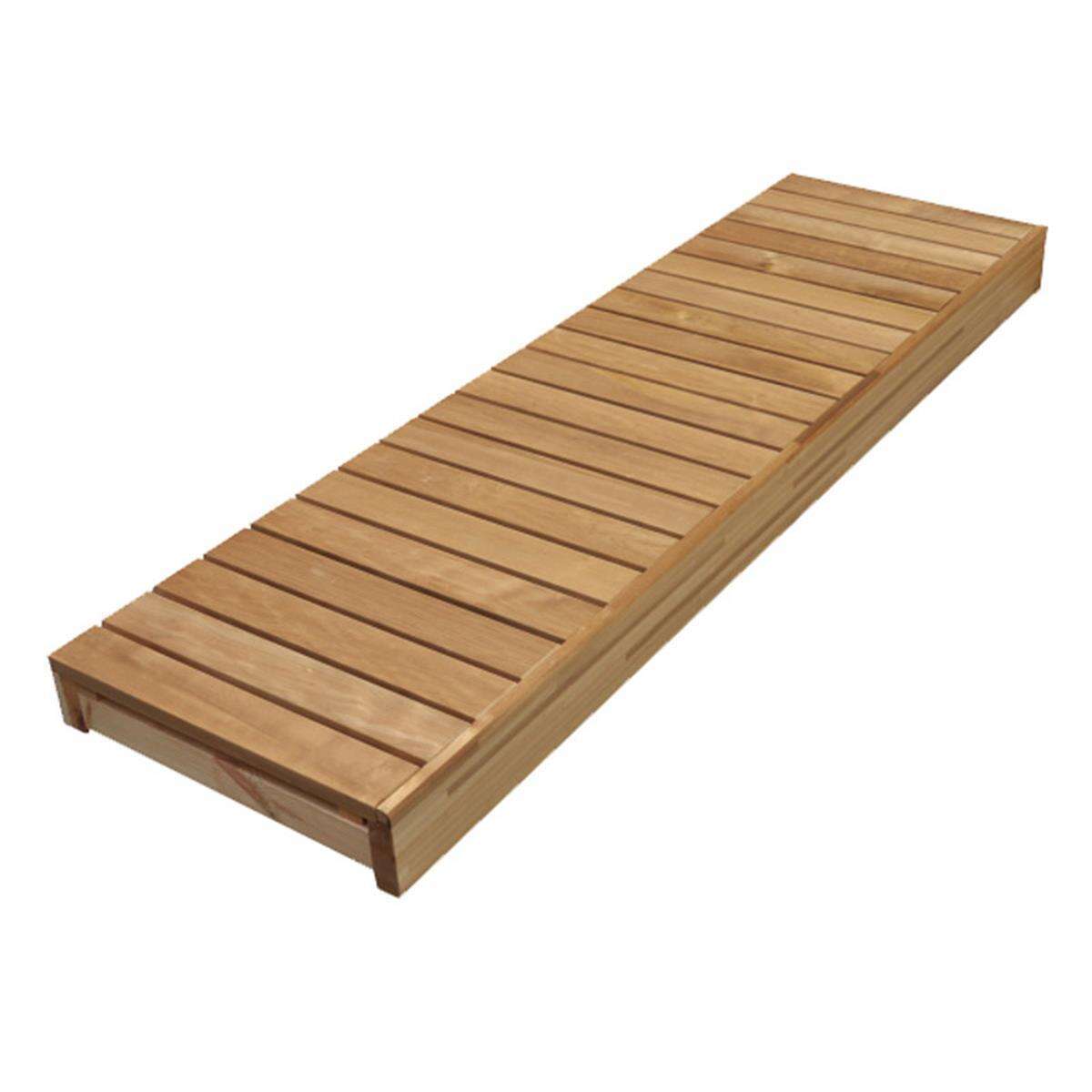 Kant-en-klaar lang bankelement sauna – thermo espen...