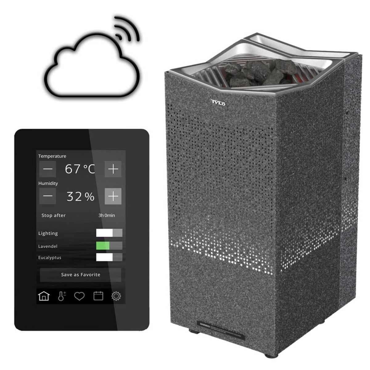 Saunaöfen Tylö Crown Elite Combi Grau mit separate