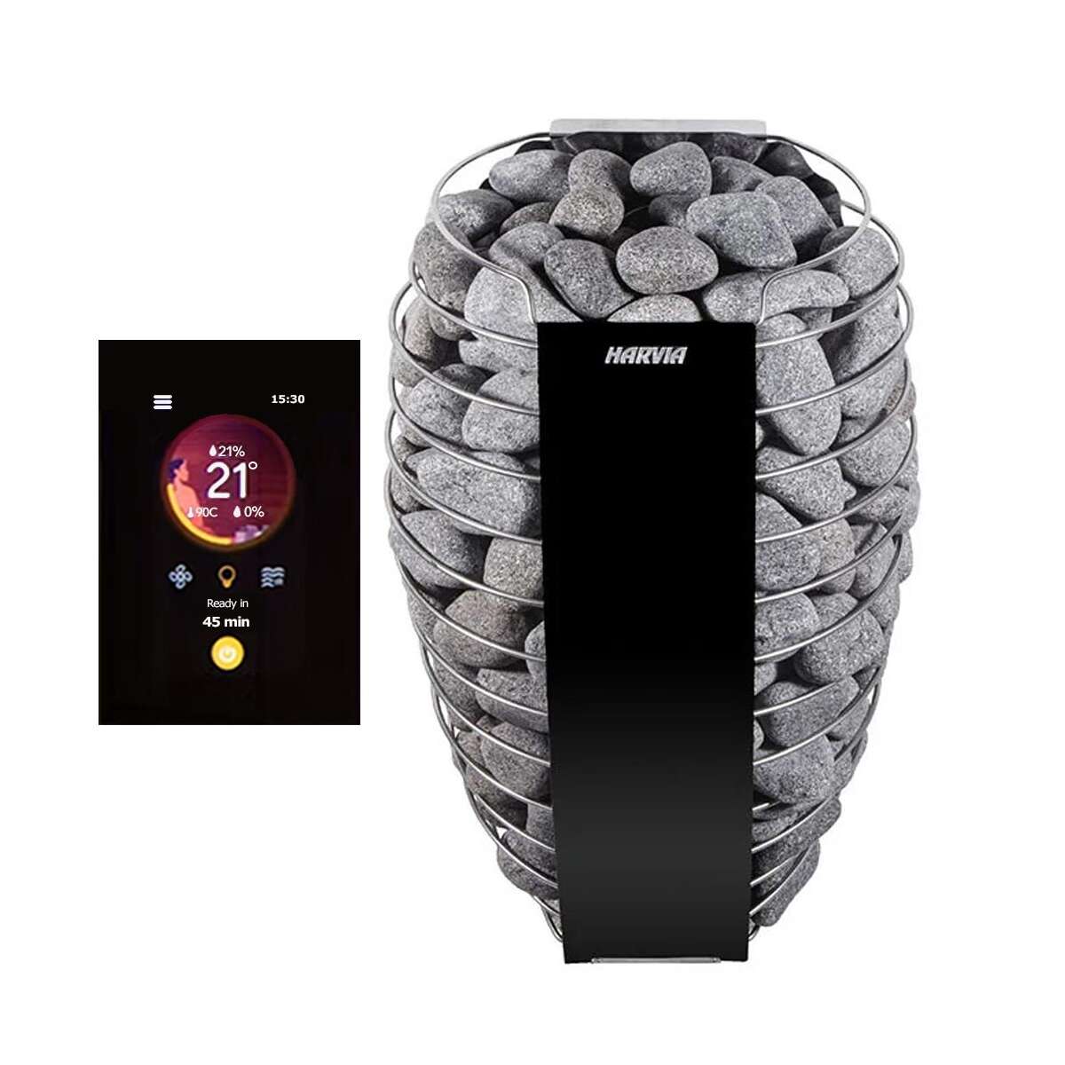 Saunaofen Harvia Spirit | mit Steuerung Fenix Wifi Core