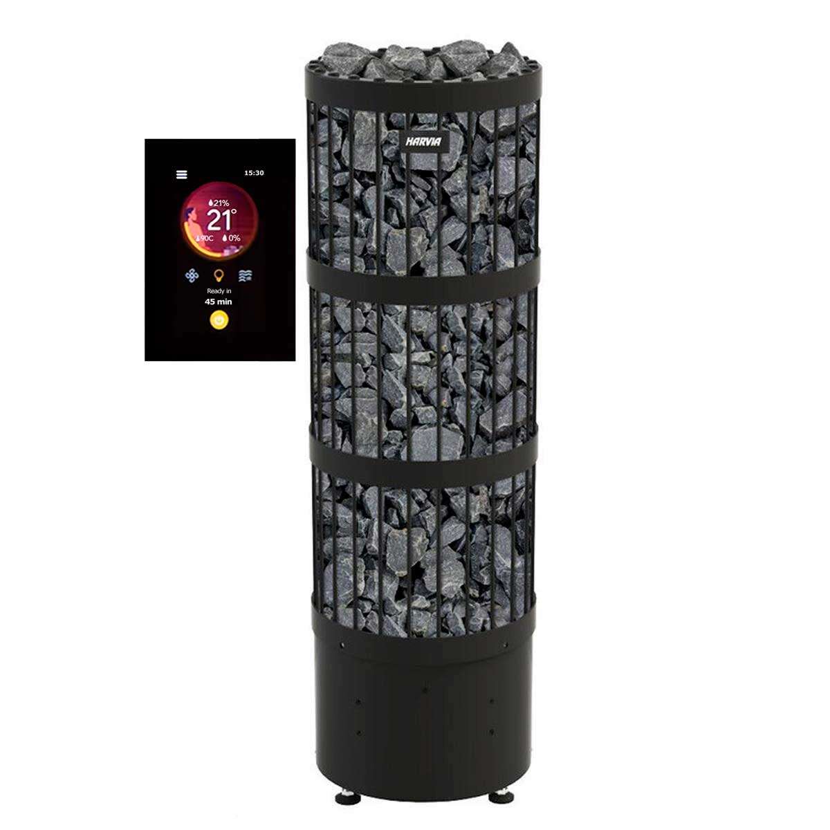 Saunaofen Harvia Legend HOME WiFi schwarz | Integrierte Steu