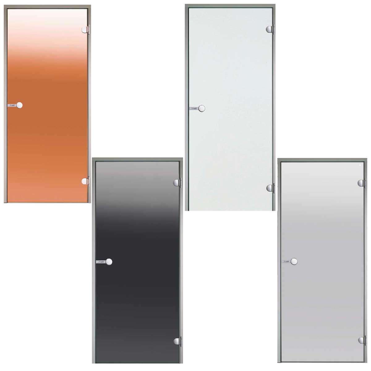 Saunatür Harvia Line - Aluminium