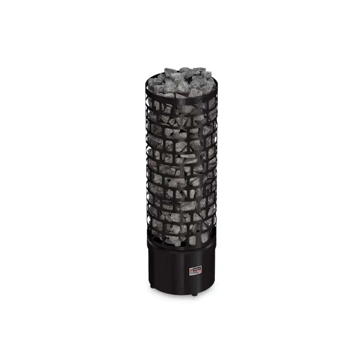 Saunaöfen Sawo Aries Round Black NB 9,0 kW | externe St