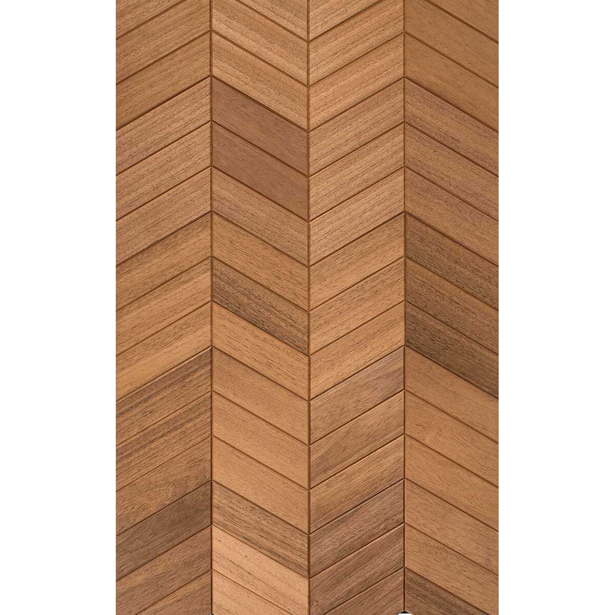 BermudaThermo decoratieve panelen van abachi-hout 0,85 m&su